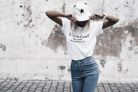NEW RELEASE - So, I Cried Wolf Tee Order Yours Today! Link In Description