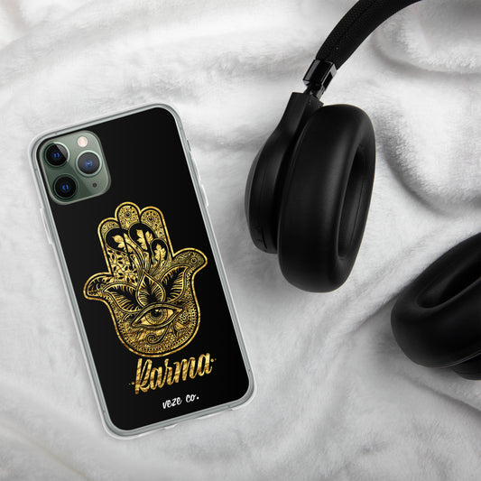 Karma Hand of Hamsa - iPhone Case