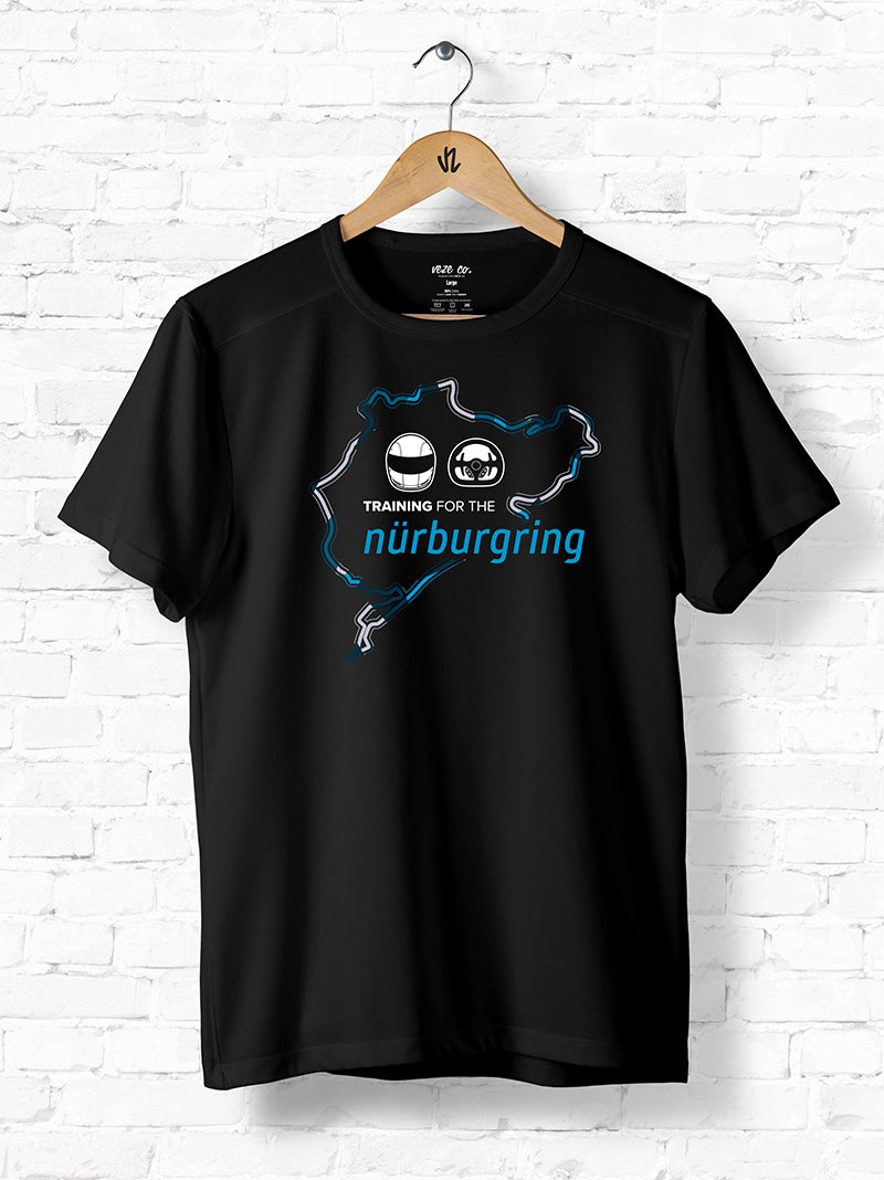 Training For The Nürburgring (D1) Blue T-shirt