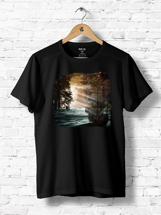 Sailing Through a Mystical Forest