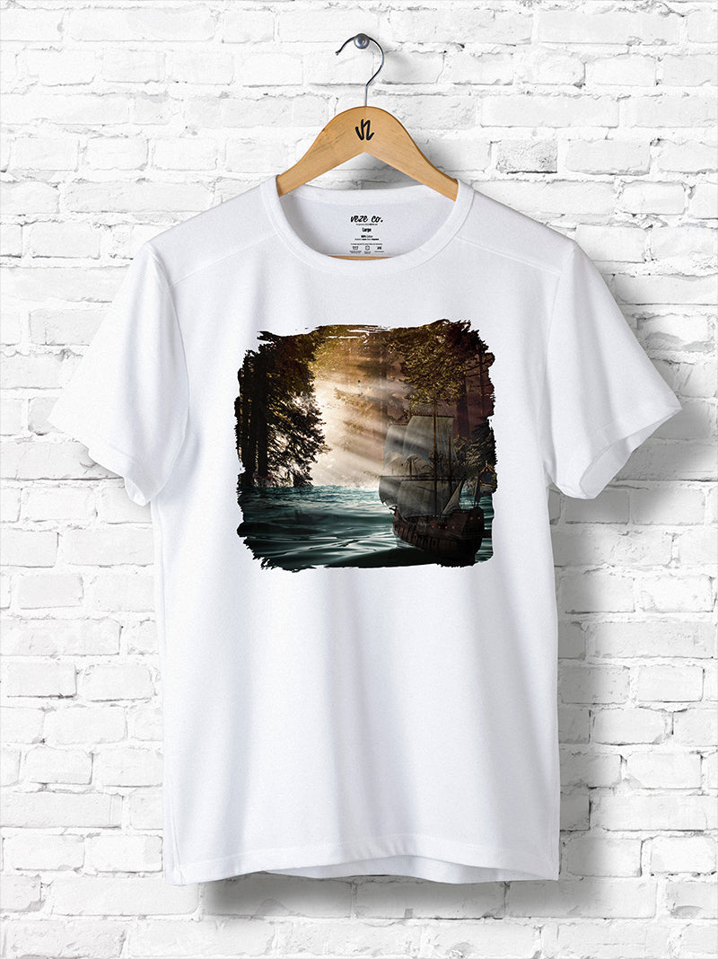 Sailing Through a Mystical Forest