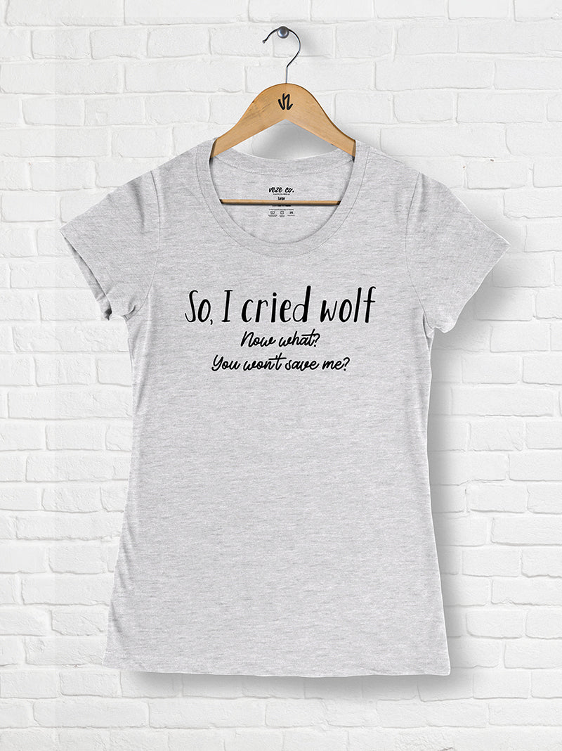 Cried Wolf - Tri-blend Scoop Neck