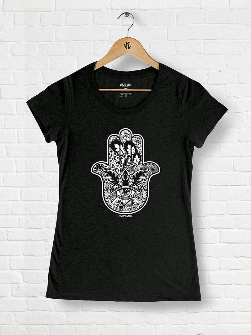 Hand of Hamsa - Tri-blend Scoop Neck