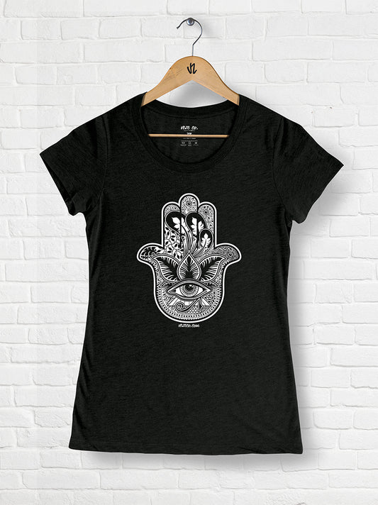 Hand of Hamsa - Tri-blend Scoop Neck