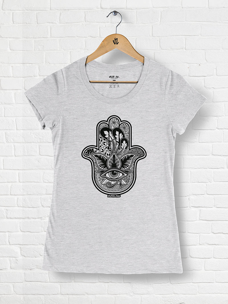 Hand of Hamsa - Tri-blend Scoop Neck