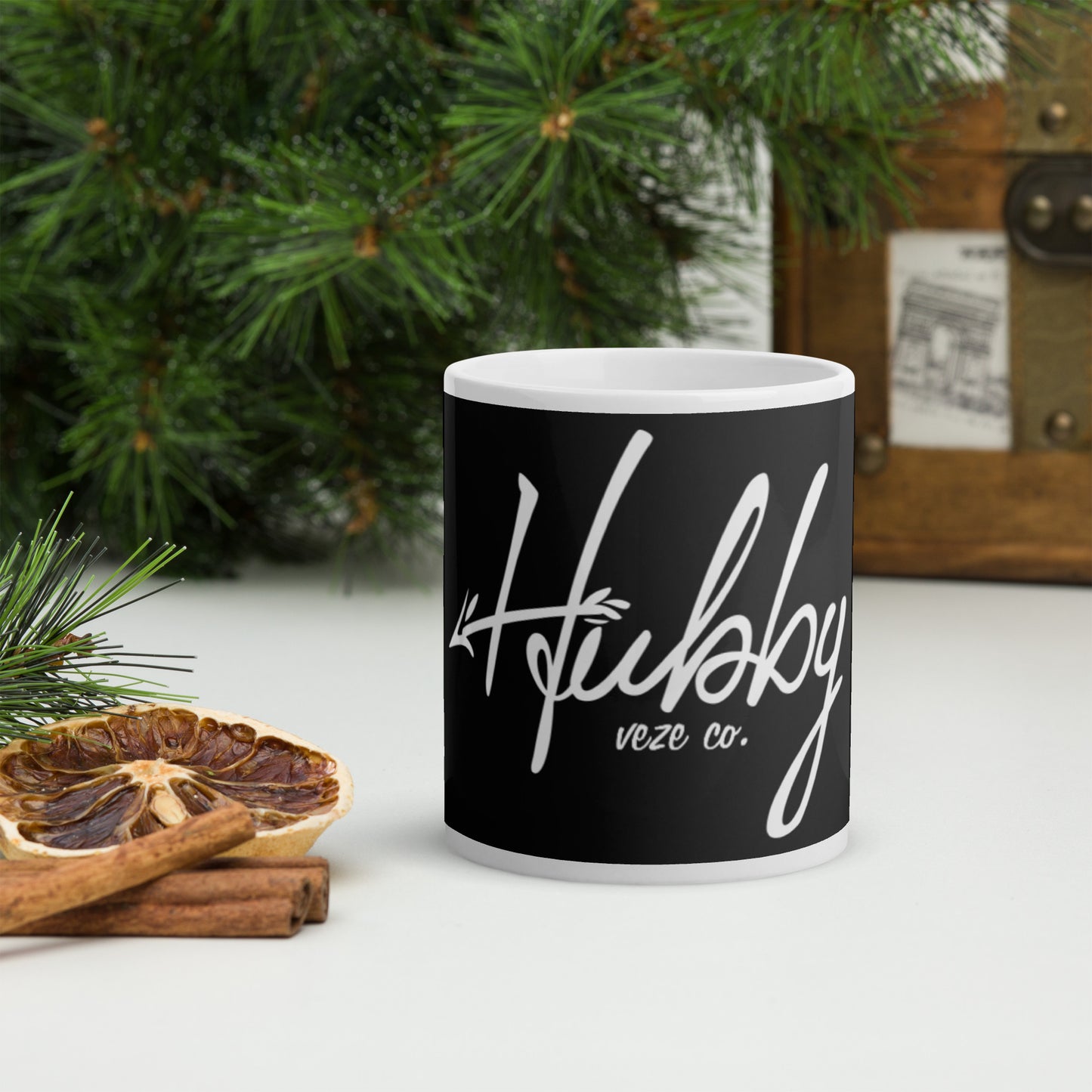 Hubby Glossy Mug (White)