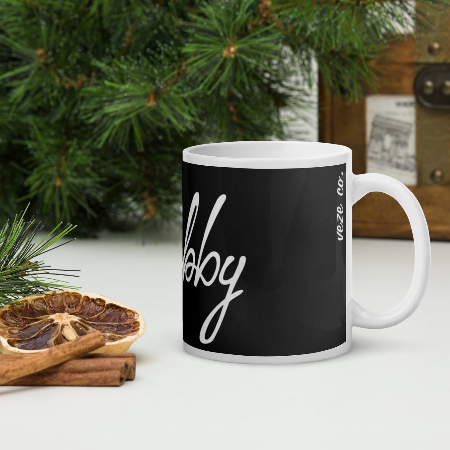 Hubby Glossy Mug (White)