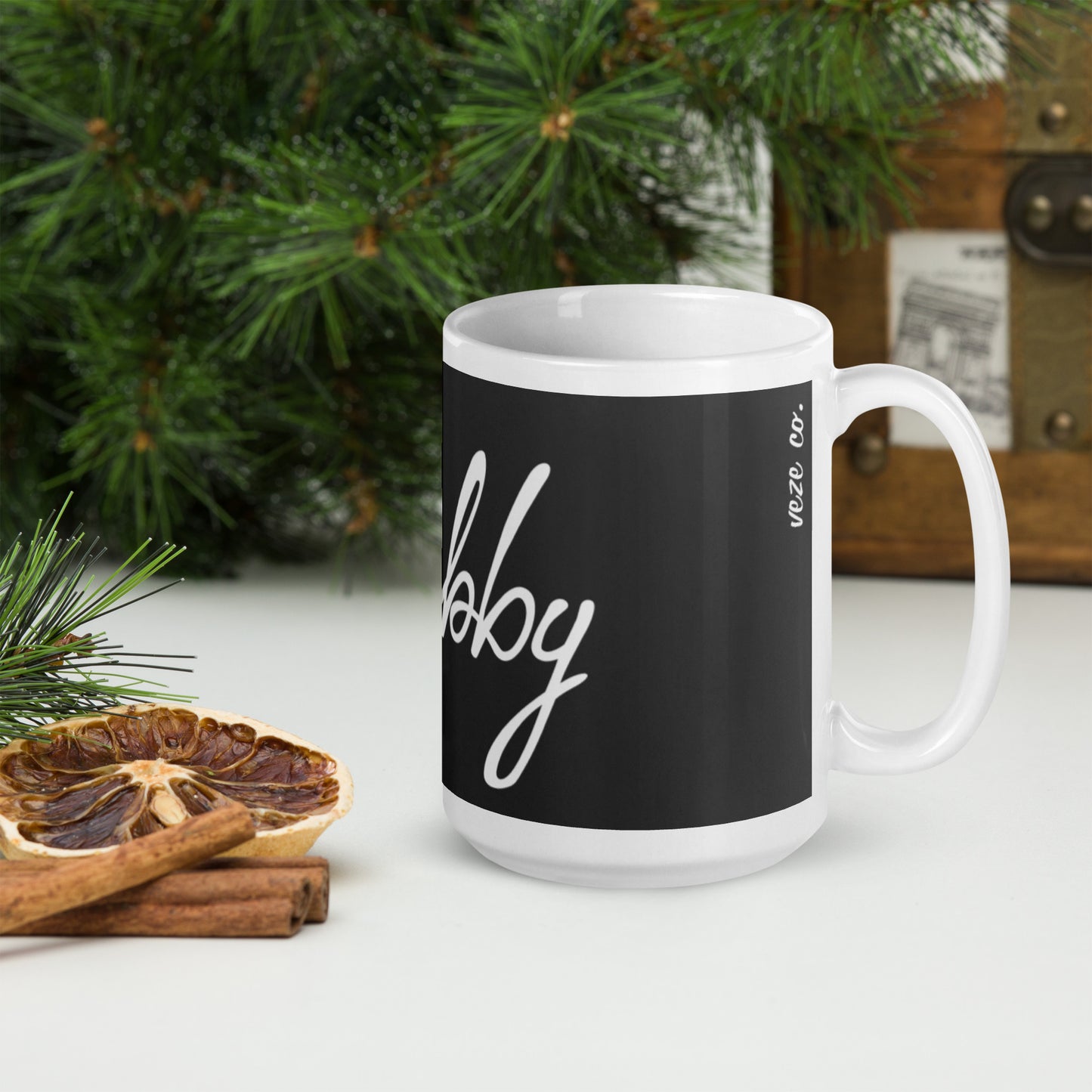Hubby Glossy Mug (White)