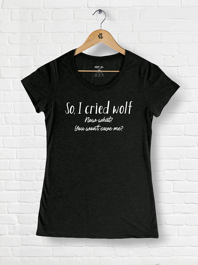 Cried Wolf - Tri-blend Scoop Neck